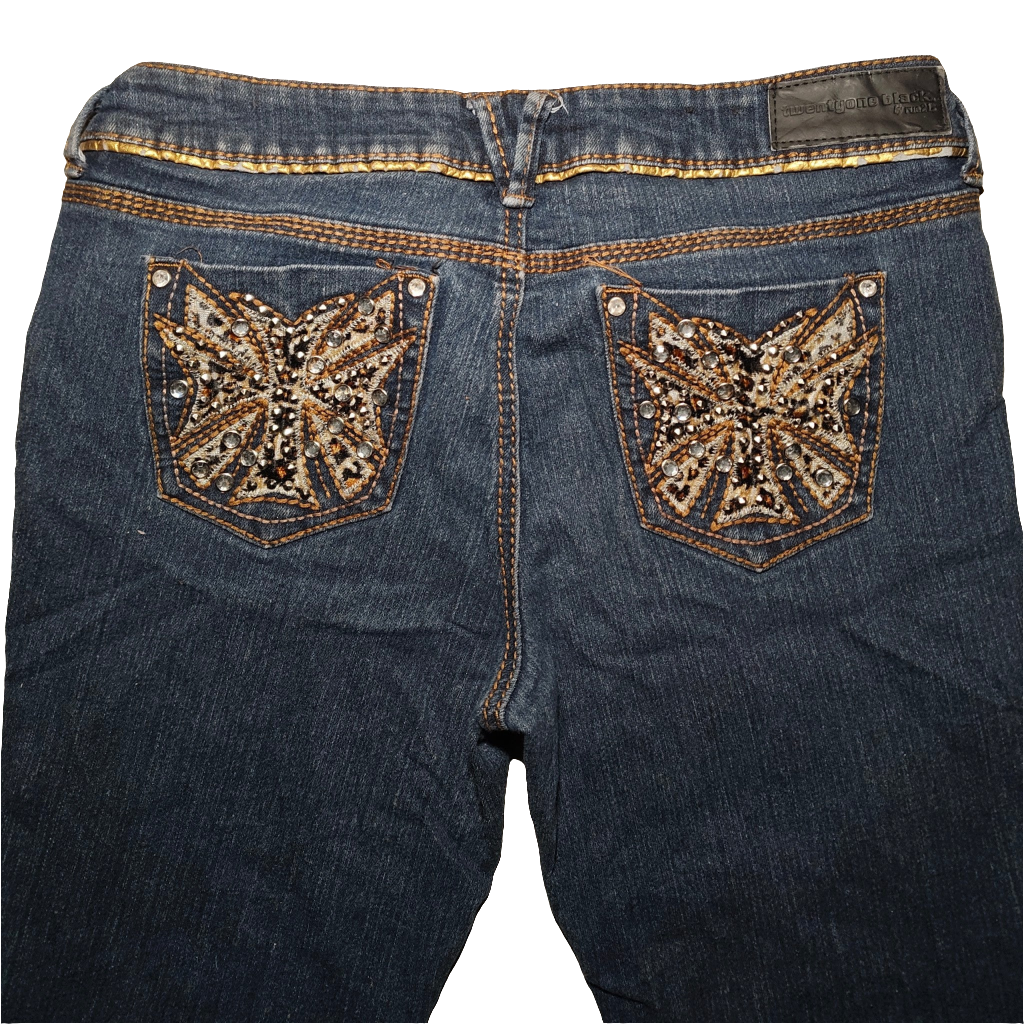 Y2K Hip Hop Jeans (twenty one black) (Gr. 38-40)