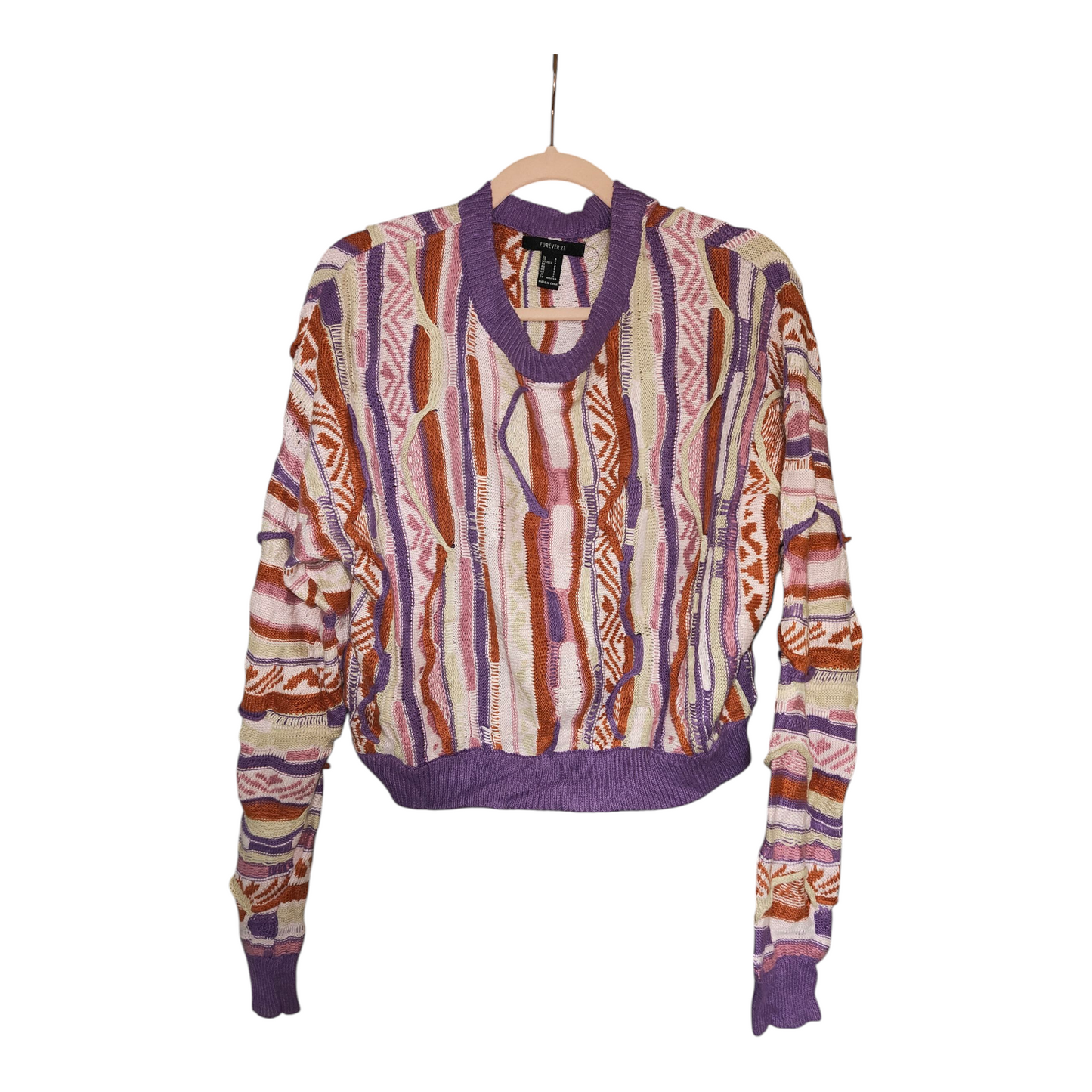 Forever 21 Coogi-Inspired 3D Knit Sweater